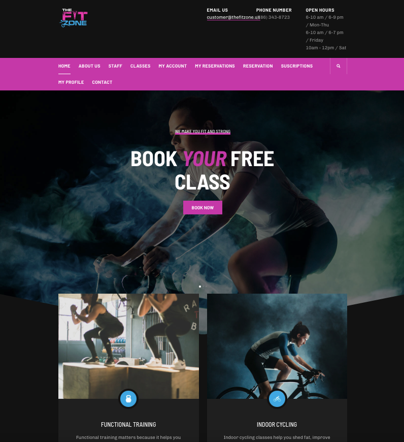 Fitzone web